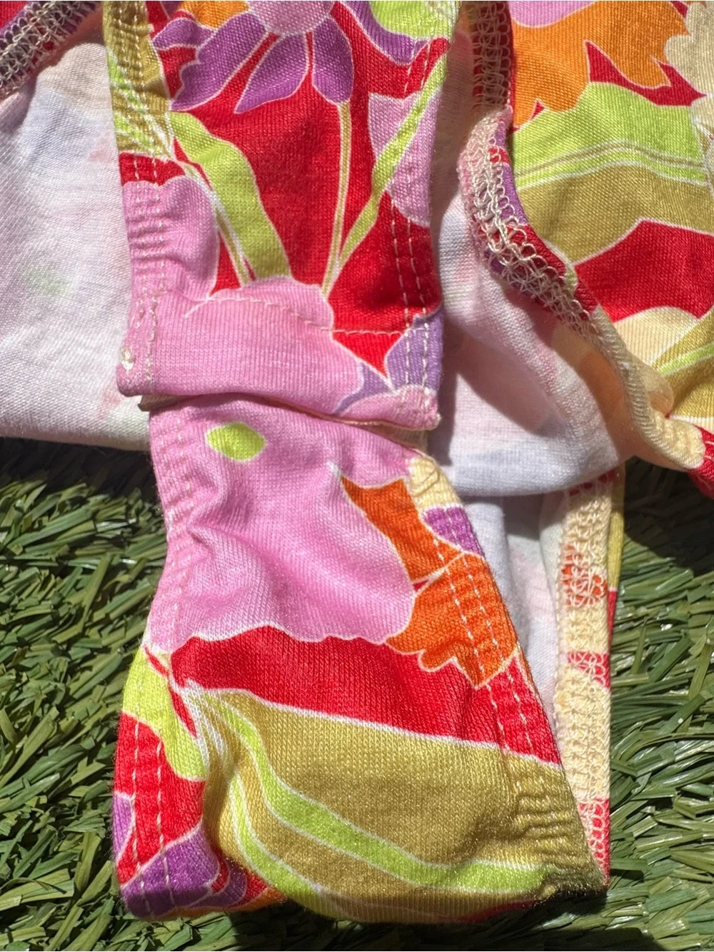 Princess Polly Vibrant Floral Long-Sleeve Bodysuit in Pink & Orange - Picture 5 of 5